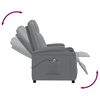 vidaXL Fauteuil Gris Similicuir