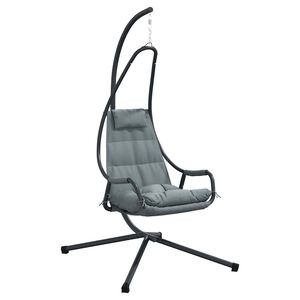 vidaXL Chaise suspendue Acier 94 x 107 x 196,5 cm Anthracite