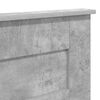 vidaXL T&ecirc;te de lit Gris b&eacute;ton 200 cm Bois d'ing&eacute;nierie