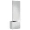 vidaXL &Eacute;cran de confidentialit&eacute; de jardin Fretwork Argent 50 x 140 cm