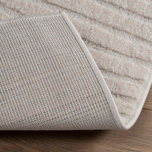 vidaXL Tapis de surface HUARTE Cr&egrave;me 200 x 80 cm Polyester