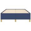 vidaXL Cadre de lit sans matelas bleu 120x200 cm tissu