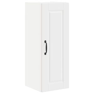 vidaXL Meuble mural PORTO Blanc 30 x 31 x 80 cm Bois d'ing&eacute;nierie