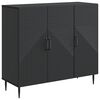 vidaXL Buffet Noir 89 x 34,5 x 80 cm Bois d'ing&eacute;nierie