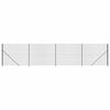 vidaXL Clôture en treillis métallique avec bride anthracite 2,2x10 m