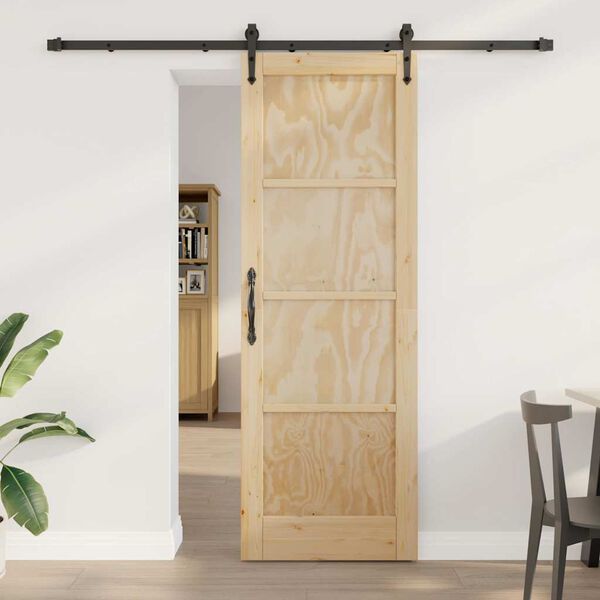 vidaXL Porte coulissante ORKDAL Marron 73,5 x 211 cm