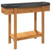 vidaXL Lit sur&eacute;lev&eacute; de jardin 90x30x75 cm bois massif acacia