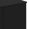 vidaXL Ensemble de mobilier de salle de bain Montage mural 3 pcs Noir