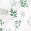 vidaXL Coussin de banc de jardin motif de feuilles 150x50x3 cm