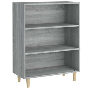 vidaXL Buffet Sonoma gris 69,5x32,5x90 cm Bois d'ing&eacute;nierie