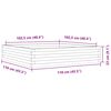 vidaXL Jardini&egrave;re 110x110x23 cm bois de pin massif