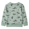 Sweatshirt pour enfants m&eacute;lange kaki clair 116