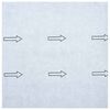 vidaXL Planches de sol 55 pcs Gris 5,11 m&sup2; PVC