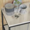 vidaXL Rangement de cuisine avec &eacute;tag&egrave;re Argent 60 x 50 x 92 cm Acier
