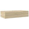 vidaXL Lit de jour avec tiroirs sans matelas ch&ecirc;ne sonoma 75x190 cm