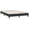 vidaXL Sommier &agrave; lattes de lit avec matelas et LED noir 160x220 cm velours