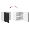 vidaXL Armoire de cuisine 2 pcs Noir 40 x 31 x 40 cm Bois d'ing&eacute;nierie