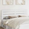 vidaXL T&ecirc;te de lit Blanc 180 cm Bois d'ing&eacute;nierie