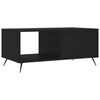 vidaXL Table basse noir 90x50x40 cm bois d'ing&eacute;nierie