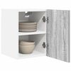 vidaXL Armoire suspendue Gris Sonoma et Blanc 30 x 31 x 40 cm
