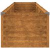 vidaXL Jardini&egrave;re sur&eacute;lev&eacute;e 291 x 50 x 36 cm Acier Corten