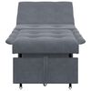 vidaXL Canapé-Lit Gris foncé 194 x 67 x 82 cm Velours