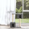 vidaXL Arbre &agrave; chat avec griffoirs en sisal Gris clair 60 cm
