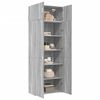 vidaXL Armoire de rangement sonoma gris 80x42,5x225 cm