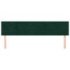 vidaXL Têtes de lit 2 pcs Vert foncé 80x5x78/88 cm Velours