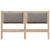 vidaXL T&ecirc;te de lit Autre Marron 160 cm Bois massif en pin