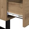 vidaXL Cabinet de chevet avec tiroir Ch&ecirc;ne artisanal 40 x 40 x 66 cm