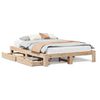 vidaXL Cadre de lit sans matelas 140x190 cm bois de pin massif