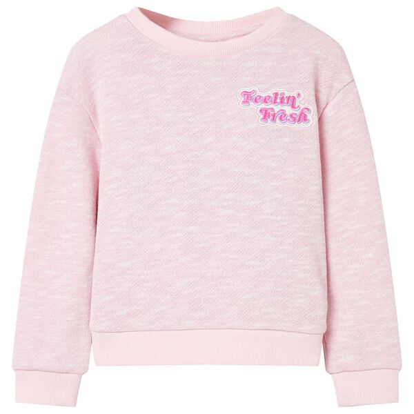 Sweatshirt pour enfants lilas clair 104