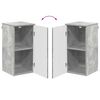 vidaXL Ensemble de mobilier de salle de bain 5 pcs Gris b&eacute;ton