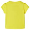T-shirt pour enfants jaune 116