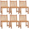 vidaXL Ensemble &agrave; manger de jardin 7 pcs Bois de teck solide