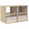 vidaXL Support de t&eacute;l&eacute;vision avec tiroir Ch&ecirc;ne Sonoma 79 x 40 x 48 cm
