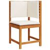 vidaXL Chaise de jardin Marron 50 x 50 x 91cm Bois d'acacia massif