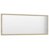 vidaXL Ensemble de meubles de bain Blanc et ch&ecirc;ne sonoma Agglom&eacute;r&eacute;