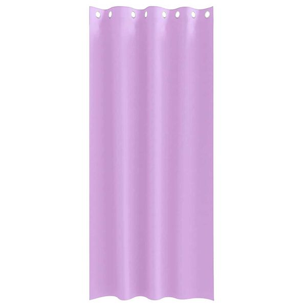 vidaXL Rideaux occultants avec anneaux 2 pcs Violet 260 x 140 cm