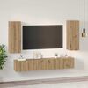 vidaXL Ensemble meuble TV 5 pcs Ch&ecirc;ne artisanal Bois d'ing&eacute;nierie