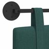 vidaXL T&ecirc;te de lit suspendue Uni Vert fonc&eacute; 210 x 55 x 5 cm tissu