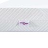 vidaXL Surmatelas Blanc 200 x 200 x 7 cm Tissu Jacquard