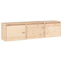 vidaXL Meubles TV 3 pcs Bois massif de pin