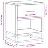 vidaXL Tables de chevet 2 pcs noir 40x31x50 cm bois d'ing&eacute;nierie