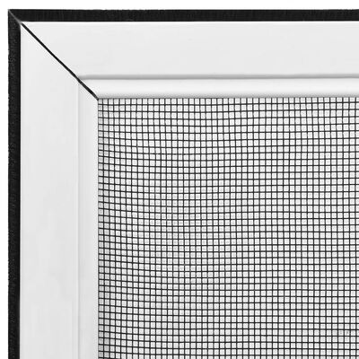 vidaXL Moustiquaire extensible pour fenêtres Blanc (100-193)x75 cm