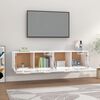 vidaXL Armoires murales 2 pcs Blanc brillant 80x35x36,5 cm