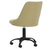 vidaXL Chaises pivotantes &agrave; manger lot de 4 vert tissu