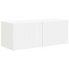 vidaXL Ensemble meuble TV Montage mural 5 pcs Blanc Bois d'ing&eacute;nierie