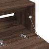 vidaXL Armoire d'&eacute;vier ch&ecirc;ne marron 78x37x59 cm bois d'ing&eacute;nierie